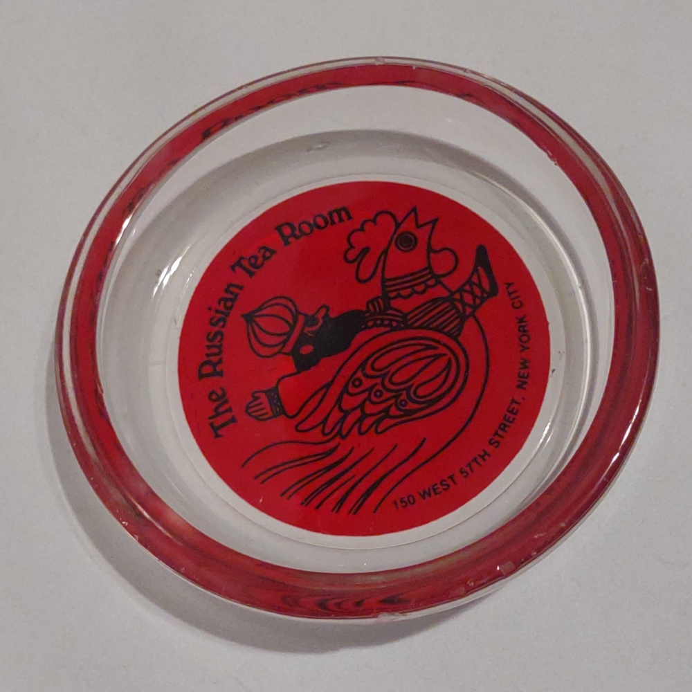 Vintage  Russian Tea Room New York City ashtray